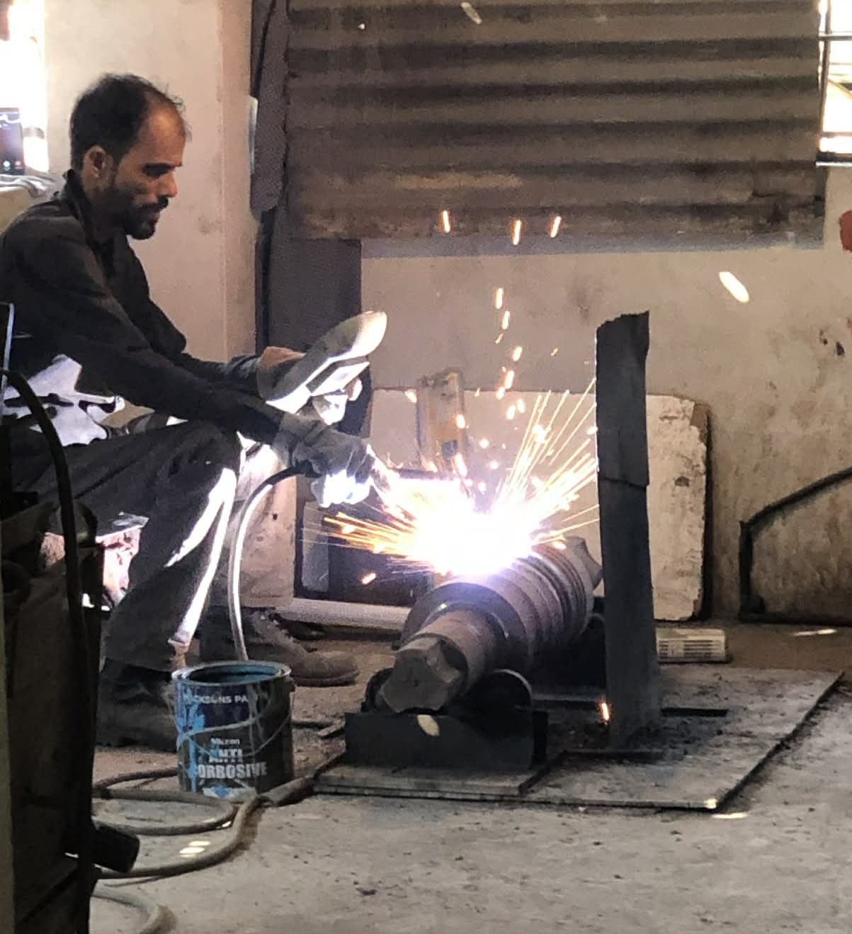 Interior of KSRML's steel manufacturing facility